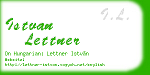 istvan lettner business card